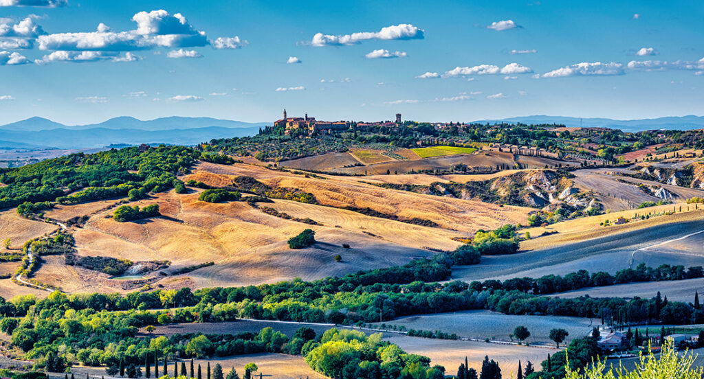 Orbetello, l’Isola del Giglio e la Val D’Orcia